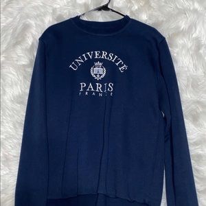 Vintage Paris university sweatshirt